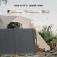 PECRON PV200 200W Portable Solar Panel Waterproof IP67 - Lumora Solar