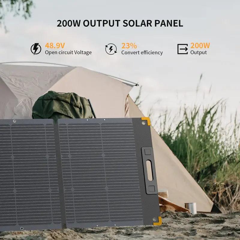 PECRON PV200 200W Portable Solar Panel Waterproof IP67 - Lumora Solar