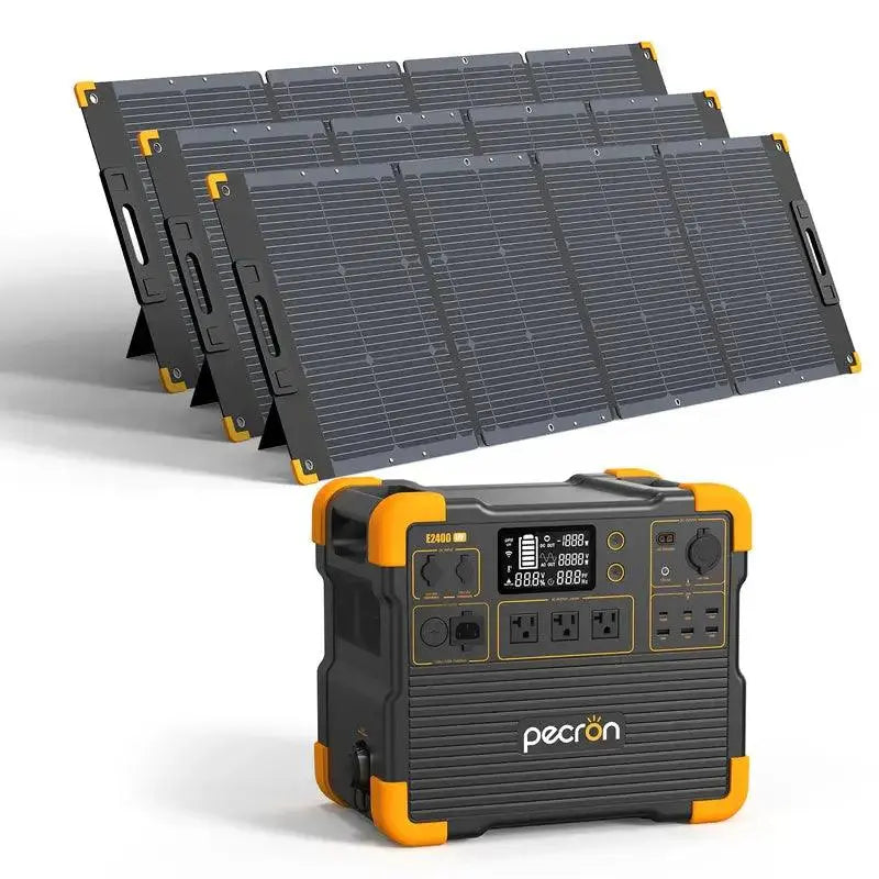 PECRON E2400LFP Portable Power Station 2400W 2048Wh - Lumora Solar
