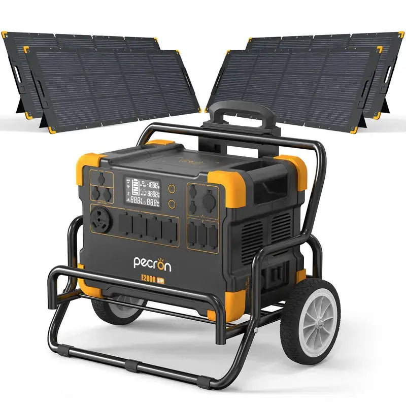 PECRON E2000LFP Expandable Portable Power Station 2000W 1920Wh - Lumora Solar