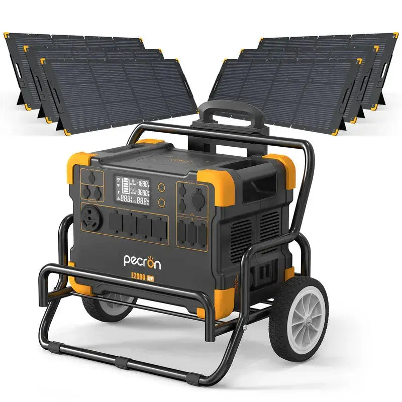 PECRON E2000LFP Expandable Portable Power Station 2000W 1920Wh - Lumora Solar