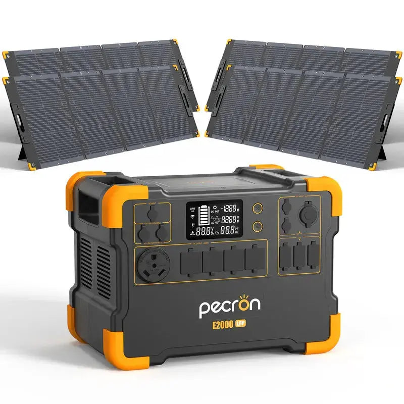 PECRON E2000LFP Expandable Portable Power Station 2000W 1920Wh - Lumora Solar