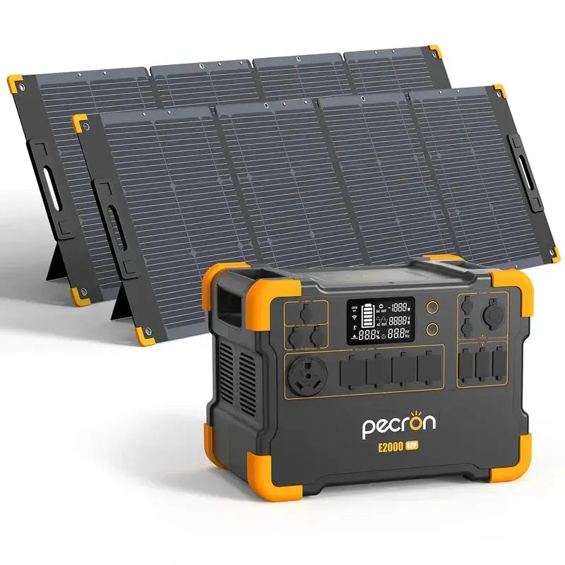 PECRON E2000LFP Expandable Portable Power Station 2000W 1920Wh - Lumora Solar