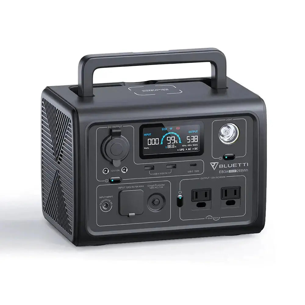 BLUETTI EB3A Portable Power Station | 600W 268Wh Bluetti