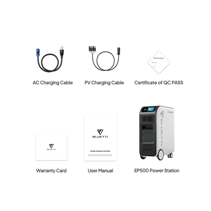 BLUETTI EP500Pro Solar Power Station | 3,000W 5,120Wh Bluetti