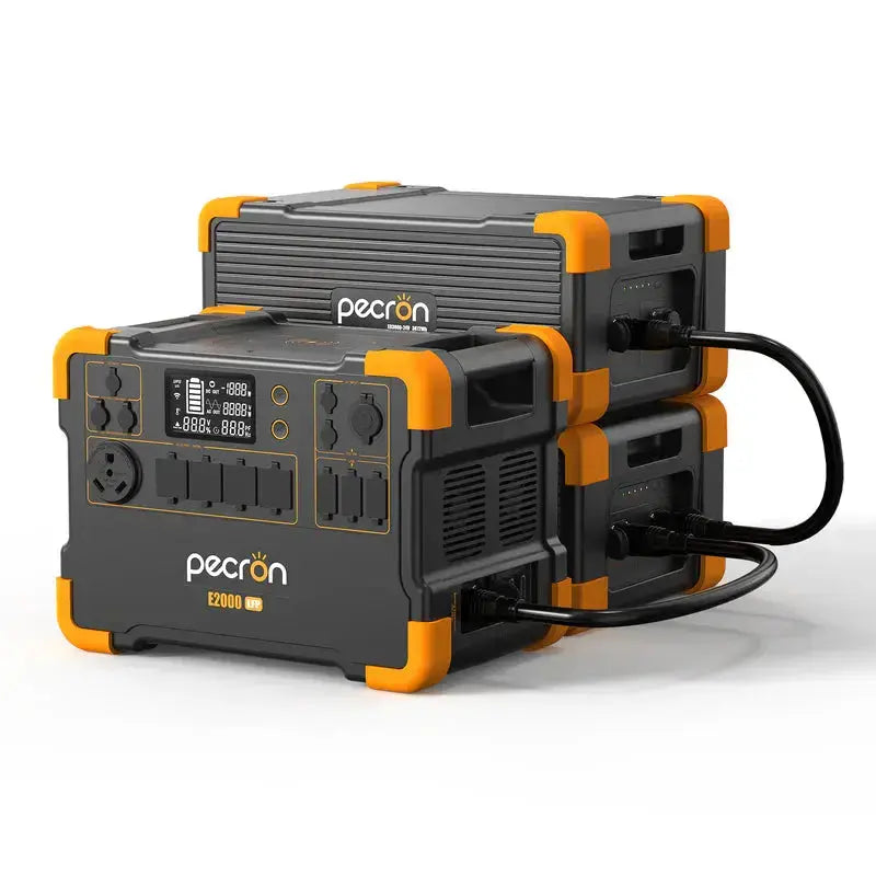 PECRON E2000LFP Expandable Portable Power Station 2000W 1920Wh - Lumora Solar