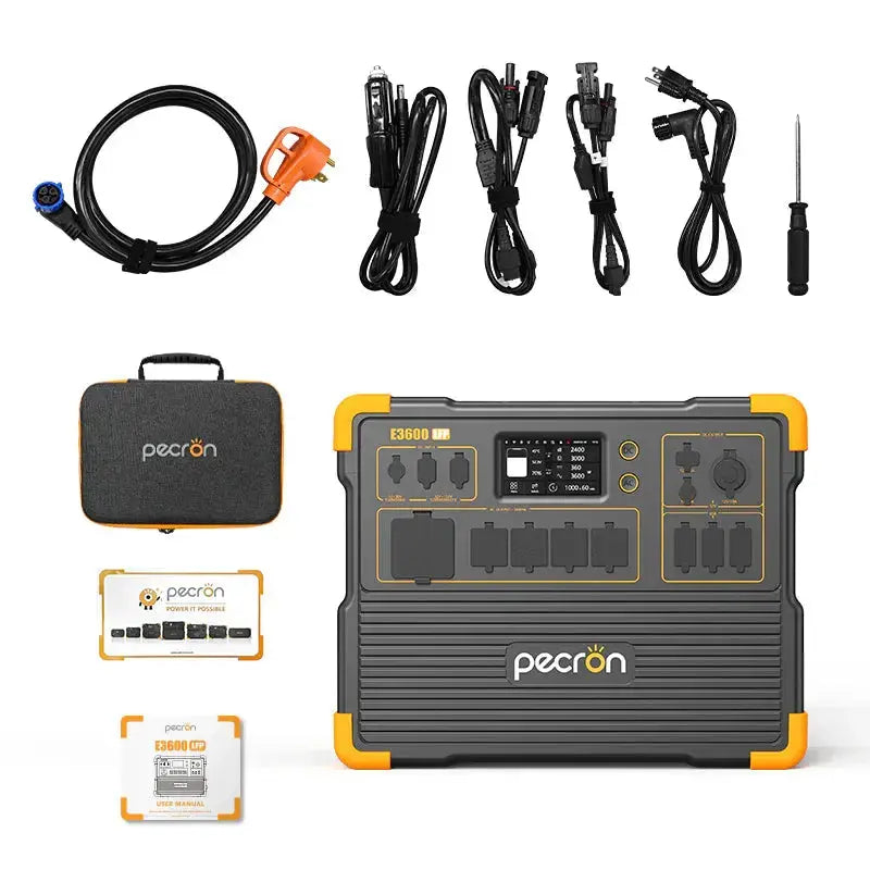 PECRON E3600LFP Solar Generator Kit 3600W 3072Wh - Lumora Solar